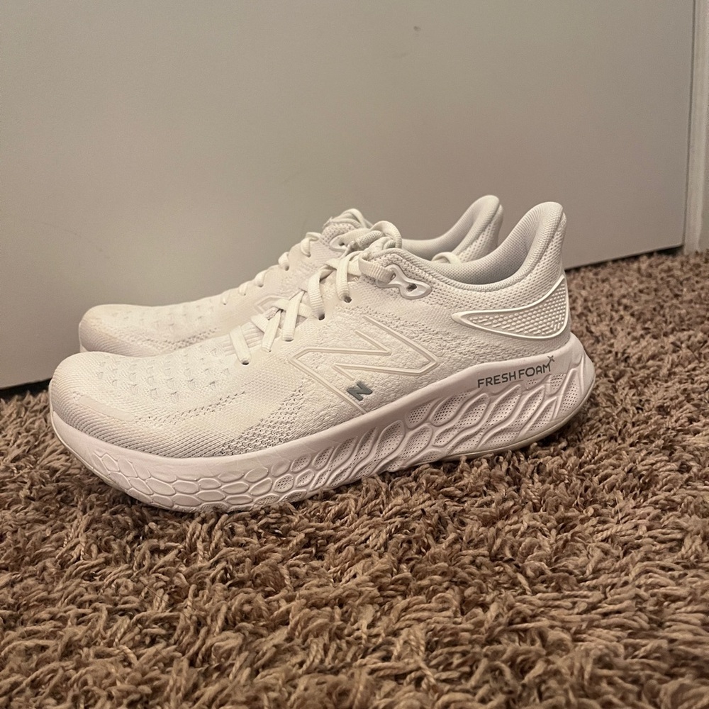 New Balance White Fresh Foam 1080 v12 Running Shoes